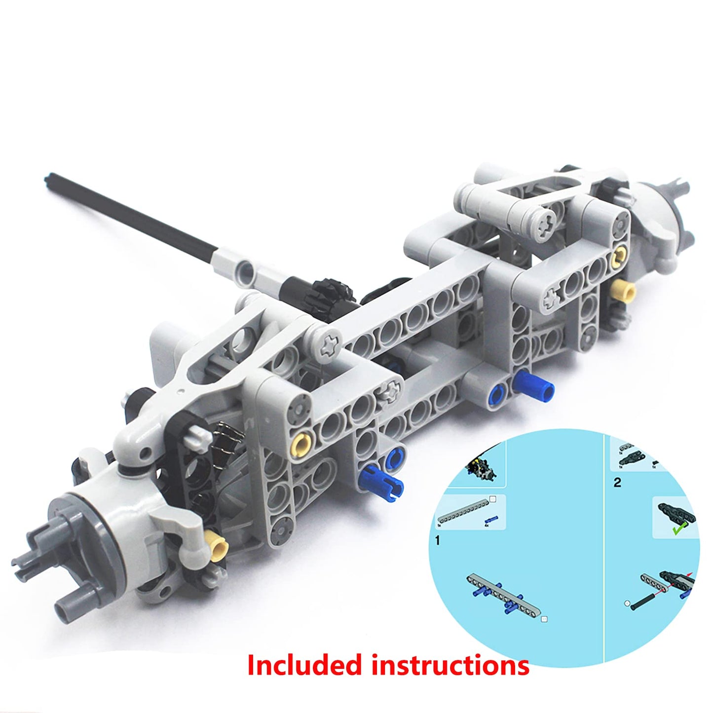 Ttlyhek Moc Parts Toy Front Suspension System Technical Parts Compatible With All Major Brands Building Blocks Bricks Diy Access