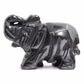 Justinstones Carved Natural Hematite Gemstone Elephant Healing Guardian Statue Figurine Crafts 2 Inch