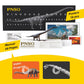 PNSO Dinosaur Museums Series Mamenchisaurus Model, 12.75" Plastic, 1:45 Scale