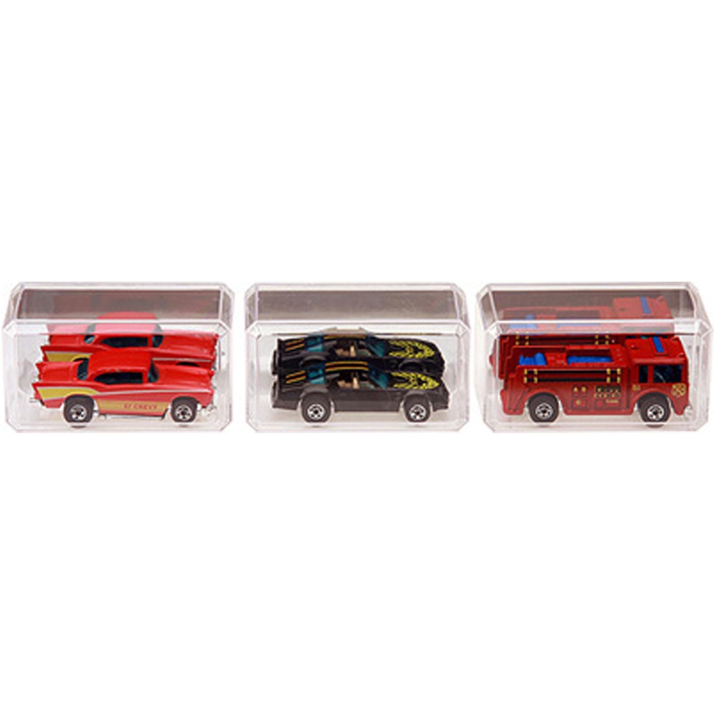 Pioneer Plastics 164Cd Clear Plastic Display Case For 1:64 Scale Cars (Mirrored), 3.5'' W X 1.625'' D X 1.75'' H (Mailer Box), P