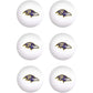Baltimore Ravens Ping Pong Balls 6 Pack