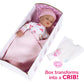 Adora Rainbow Hugs Doll Set! Realistic 13' Baby Doll And Nurturing Set With 7-Pc Doll Accessories Includes Crib Box, Rainbow-Print Onesie, Beanie, Pacifier, Diaper, Magic Milk Bottle And Blanket
