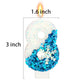 Snow Themed Birthday Candles, Birthday Candle for Party Supplies, Winter Birthday Party Supplies, 2.76 inch Number 18 Candle Cak