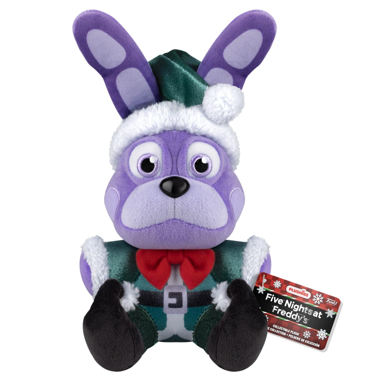Funko Plush! Fnaf Five Nights At Freddy 'S - Set Of 4 - Holiday Elf Bonnie, Holiday Snowman Chica, Holiday Gingerbread Foxy And