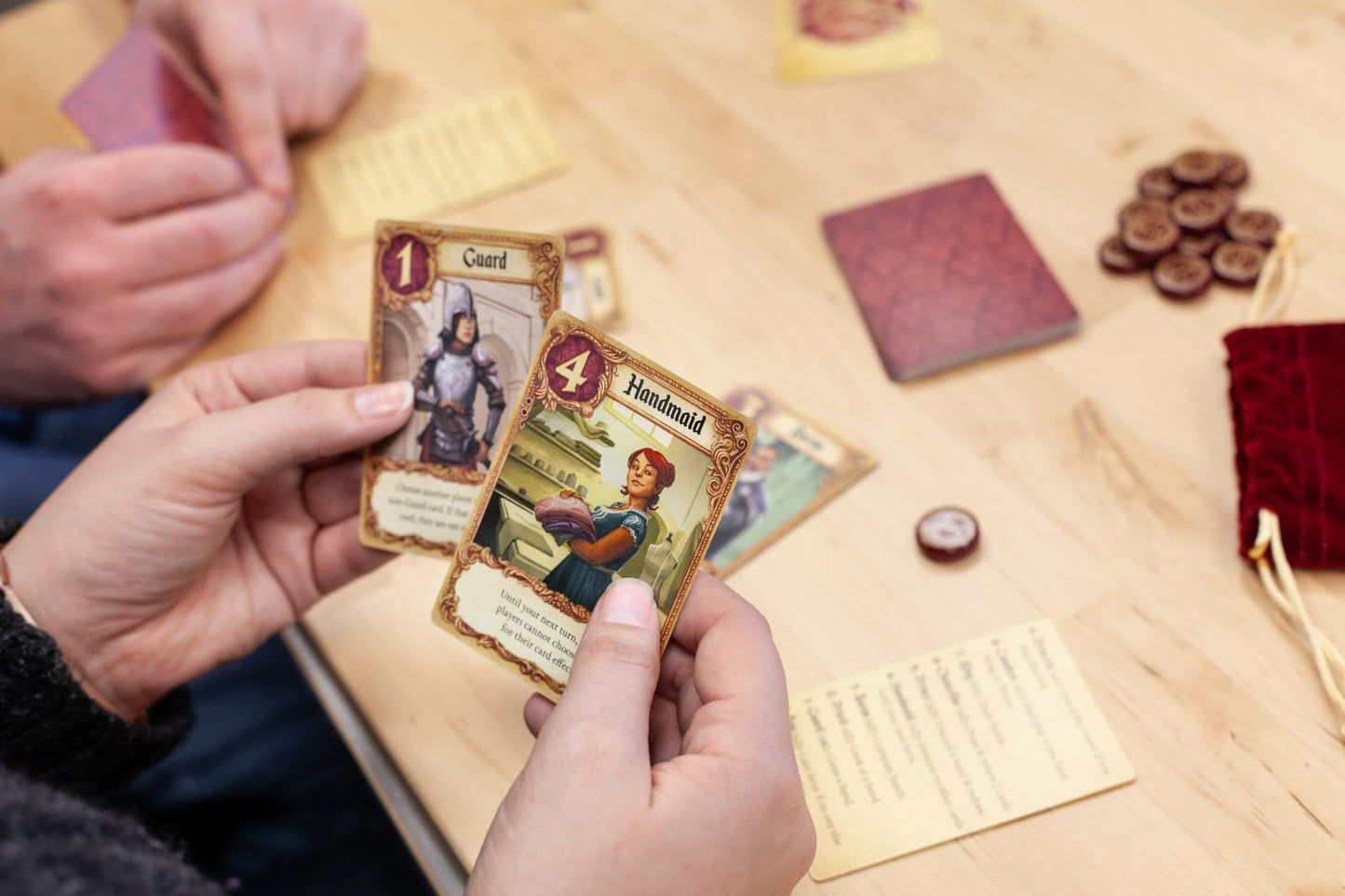 Z-Man Games Love Letter Card Game - Strategy Deduction for 2-6 Players, Ages 10+, Cardstock, 20 Min Playtime, Multicolor