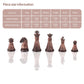 Simplewin 7.87 Inch Mini Magnetic Travel Chess Set, Walnut-Style - Small Portable Pocket Folding Chess Board Games, Ideal For Tr