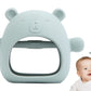 Bear Mitten Baby Teether, Anti-Drop Teething Toy For Babies 3+ Months, Silicone Teether For Baby Teething Relief, Infant Toy For Sucking Needs, Bpa Free(Blue)