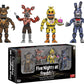 Funko 2" Action Figure Five Nights at Freddy's Sister Location Set, Glossy Black, Model 13722, Plastic