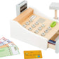 Small Foot Wooden Cash Register Set - Includes Push Buttons, Scanner & Money, Medium, Multicolour, Model 11099, Ages 3+ Years
