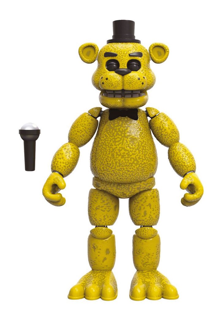 Funko Five Nights at Freddy's Golden Freddy Action Figure, 5.5" Vinyl, Multicolor, Model 8850