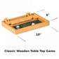 Schylling Shut the Box Game - Wooden Family Strategy Game with Dice - Ages 6+, Brown, Model STBG