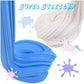 2 Pack Butter Slime Kit Soft Cotton Putty DIY Sludge Toys for Girls Boys Blue White Premade Butter Slime for Kids Party Favors(100ML Each*2)
