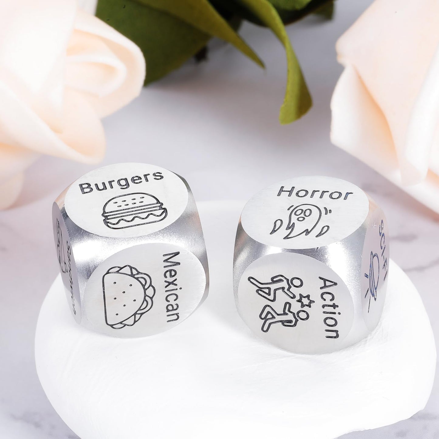 Food Dice, Valentines Day Gifts For Her Him, Girlfriend Boyfriend Valentines Day Gifts, Wife Husband Valentines Day Gifts, Food