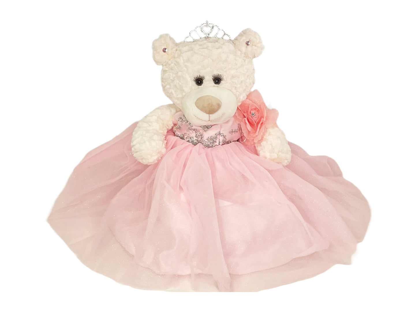 Kinnex Collections Since 1997 20' Quince Anos Quinceanera Last Doll Teddy Bear With Dress (Centerpiece) ~ Arc16831-3 (Pink)