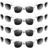 Miahart 12 Pack Kids Party Sunglasses Bulk Summer Party Favors Retro Glasses For Boys And Girls Birthday Party Supplies, White