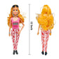 Flfuatt Stylish Fashions Girls Doll Toys, The Ultimate Fashionista Doll For Trendy Kids, 11.5 Inch Fashion Doll (Pink Vest)