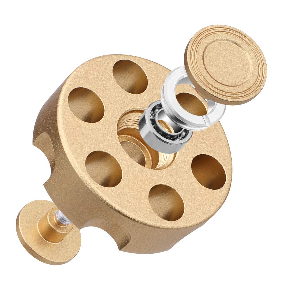 Cool Alloy Fidget Spinner Metal Toy For Kids Adults, Fidget Cube Chain Toys Small Sensory Gadget Finger Hand Spinner Focus Desk