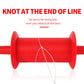 Simxkai Kite Spool, Reel Winder,Grip String Handle, 600 Feet Twisted Line For Each String Handle (1&2&3&4Pack) (Red)
