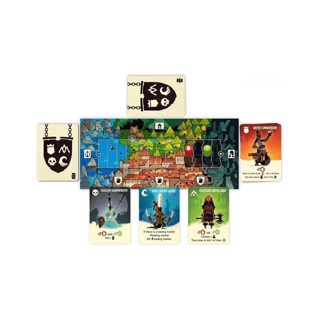 BFF Games Hidden Leaders Board Game - Strategy Game for 2-6 Players, Ages 10+, Multicolor, Model MTGBFFHID001529