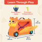 B. Toys- Gogo Ride-On - Lolo- – Ride-On Cat Suitcase – Kids Luggage – Storage Space For Travel – 2 Years +
