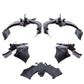 Akoak Very Ugly Rubber Bat, Halloween Decoration Prank Toy Simulation Hanging Bat,Pack Of 5