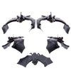 Akoak Very Ugly Rubber Bat, Halloween Decoration Prank Toy Simulation Hanging Bat,Pack Of 5