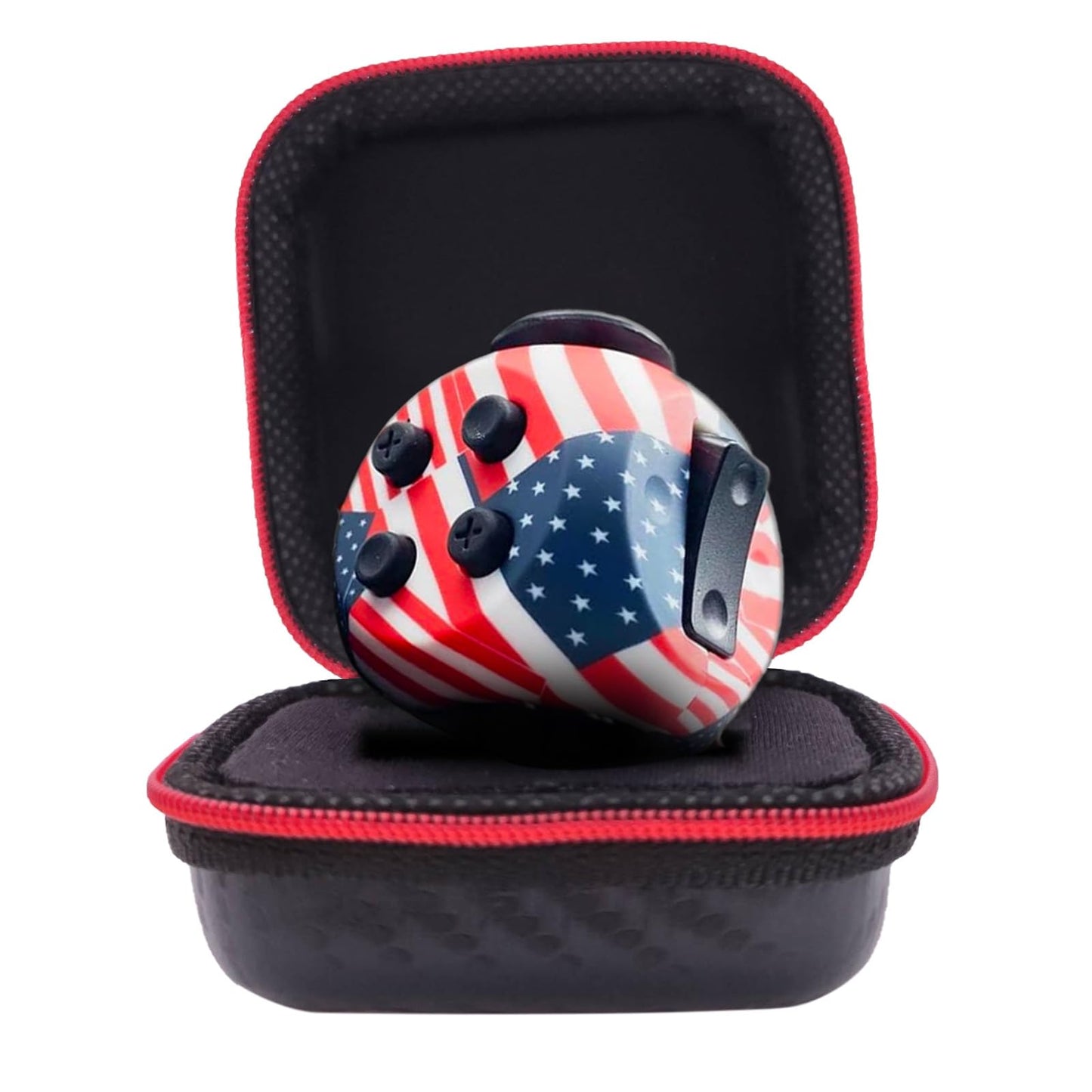 Pilpoc Thefube Fidget Cube - 6 Sided Fidget Toys For Adults & Kids - Stress Relief & Focus - Audible/Silent Fidget Cube With Car