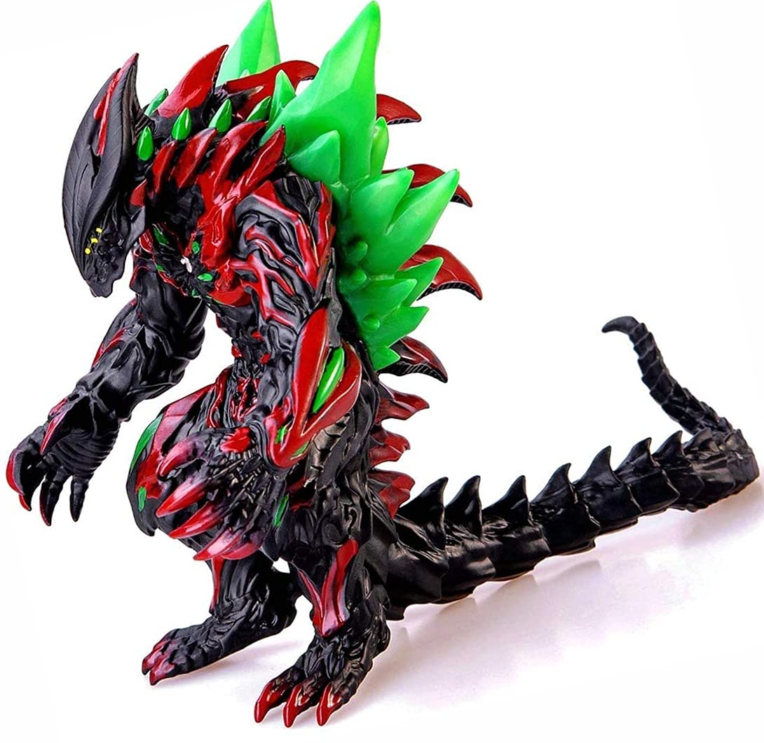 Jaykenixo Dragon Figure King Of The Monsters, 13,5 Inch From Head - To - Tail, 8 Inch Tall, Movable Joints Action Movie Series S