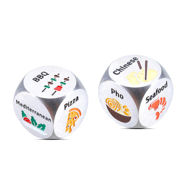 Anniversary Valentines Day Gifts for Him Her Dating Food Decision Dice Date Night Gifts for Boyfriend Girlfriend Couples 1 Year
