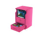 Watchtower 100+ Xl Convertible Deck Box - Double-Sleeved Card Storage, Card Game Protector, Nexofyber Surface, Holds Up To 100 Cards, Pink Color, Made By Gamegenic