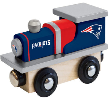 Masterpieces Wood Train Engine - Nfl New England Patriots - Officially Licensed Toddler & Kids Toy