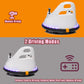 FINITO 12V Ride On Electric Bumper Car for Toddlers with Remote Control, 360 Degree Spin, LED Lights, Music, Safety Belt for Age