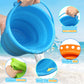 Collapsible Bucket Sandbox Kit Toys For Kids, Foldable Bucket Multi Purpose Sand Pail For Garden Planting Washing Camping Fishin