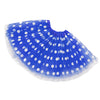 GUANGHE Girls Blue and White Polka Dot Tutu Skirt - Halloween, Christmas, Birthday Costume