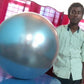 Big balloon Large Giant Balloon  Pack of 1 piece  Silver Color  60 CM / 2 Feet Size  Made of Eco Friendly Latex  Thicker Si