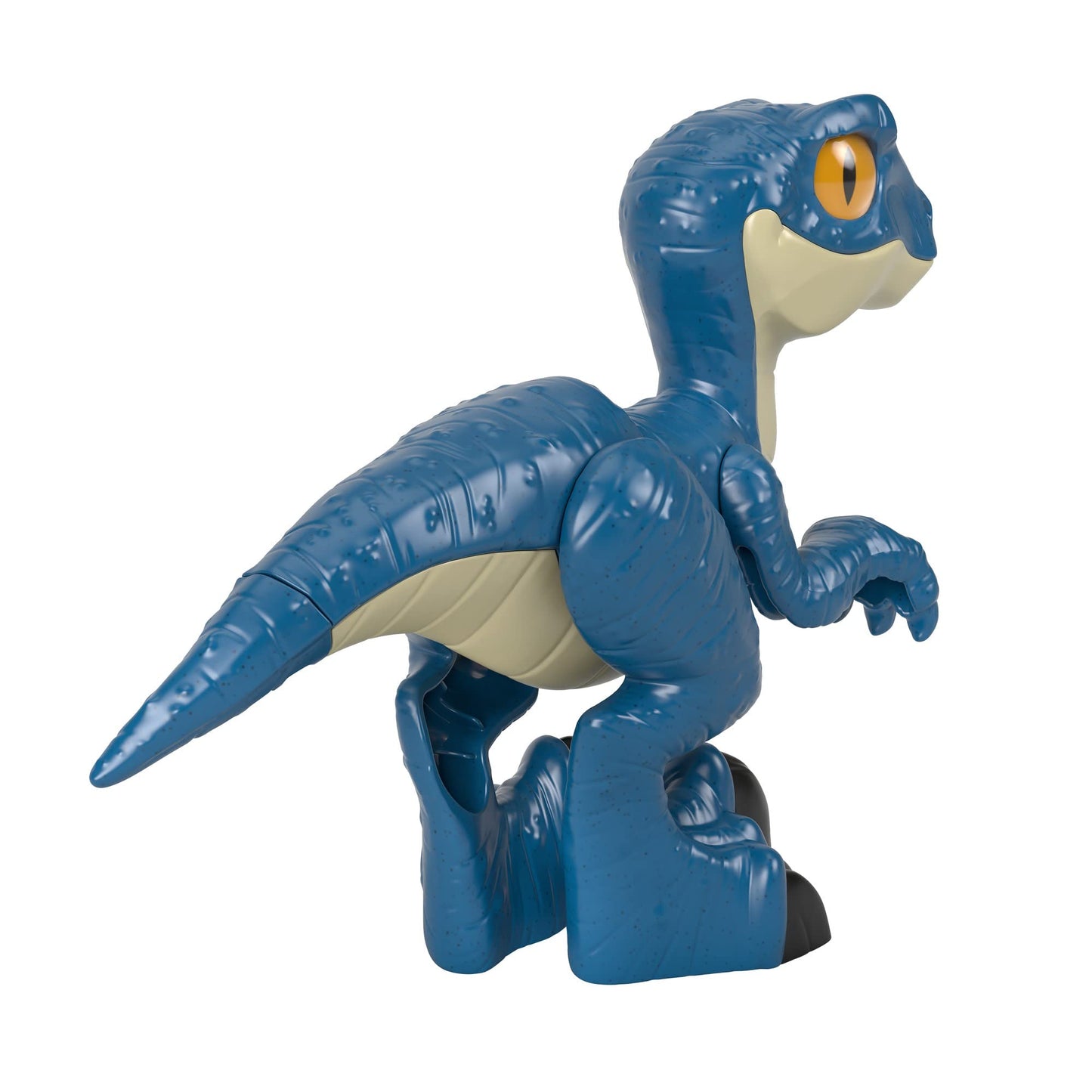 Fisher-Price Imaginext Jurassic World Dinosaur Toy Raptor Xl Poseable Figure, 9 Inches Tall, Pretend Play Preschool Kids Ages 3+ Years