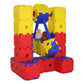 Polydron Kids Junior Construction Set In Multicolored - Educational Toy Interlocking Building Kit - 3+ Years - 124 Pieces
