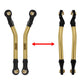 INJORA 8PCS Brass High Clearance Links Set for 1/18 RC Crawler TRX4M High Trail K10 F150, 43g/Set