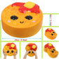 Anboor Jumbo Squishy Toy Cake - 9.4" Slow Rising, Scented Food Stress Relief, Huge Waffle Cake Design for Kids & Adults