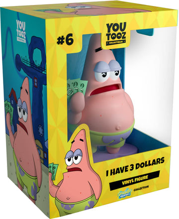 Youtooz I Have 3 Dollars, 4' Patrick Collectible Figure, Based On Funny Internet Meme, High Detailed Collectible Figure - Spongebob Squarepants Collection Based On Cartoon Tv Series, Green