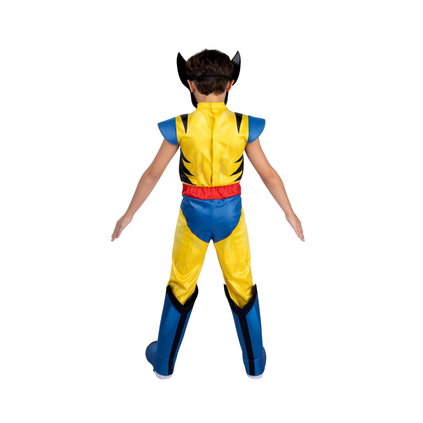MARVEL Wolverine Official Youth Halloween Costume - enhanced Quality Padded Jumpsuit with Plastic Mask Large