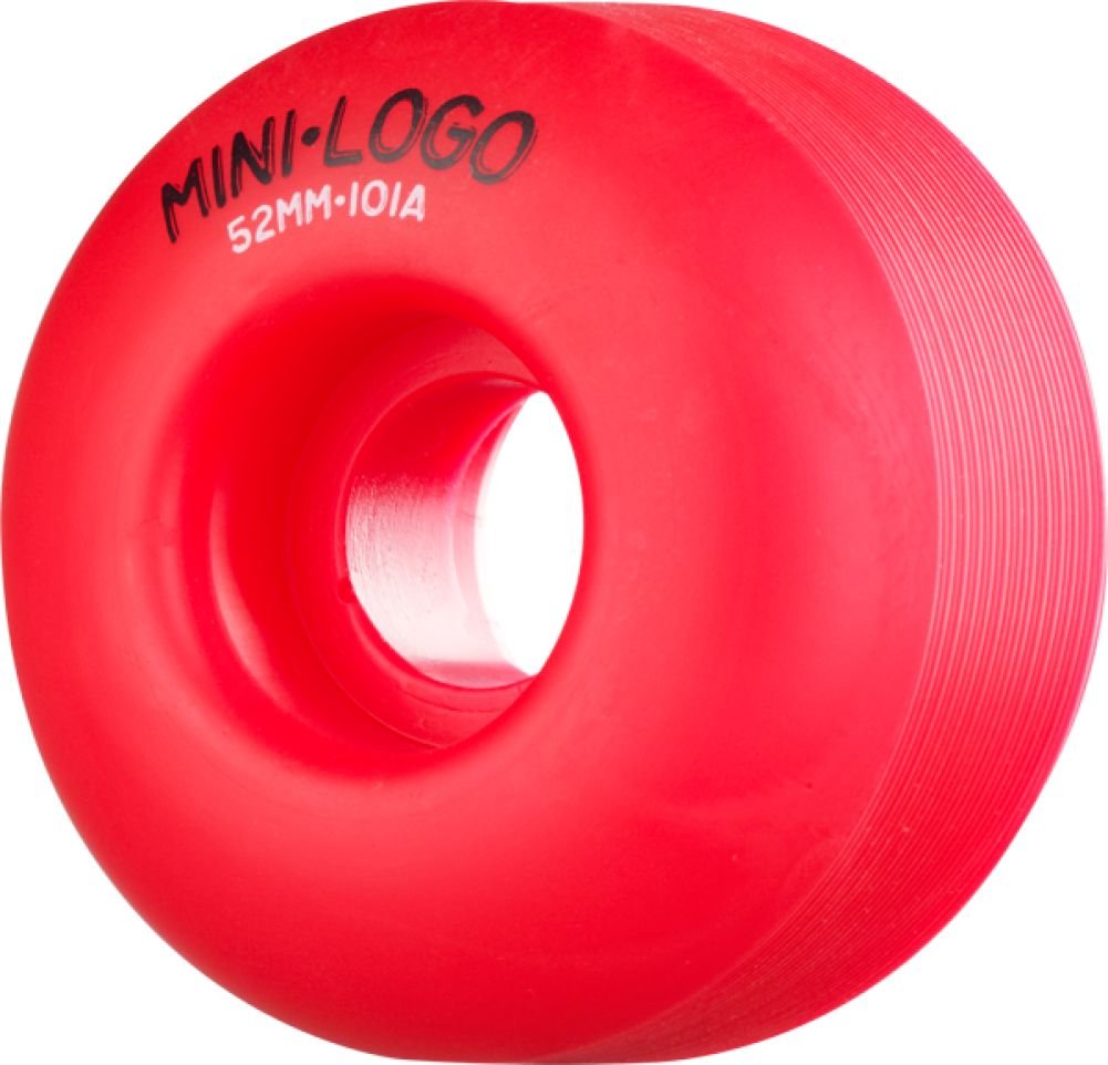 MINI LOGO CCUT 52mm 101a RED pp Skateboard Wheels