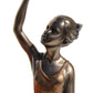 5.13 Inch Ballerina - Warming Up Cold Cast Bronzed Figurine