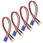 WMYCONGCONG 4 PCS EC5 Male Connector to 4.0mm Banana Male Plug Battery Charge Lead Adapter 12AWG Silicone Wire Cable for RC Heli