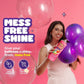 Shiny Fiesta Party Shine Bubble Gum Balloon Spray, 13oz Silicone, Waterproof Non-Slip, Sweet Bubble Gum Scent