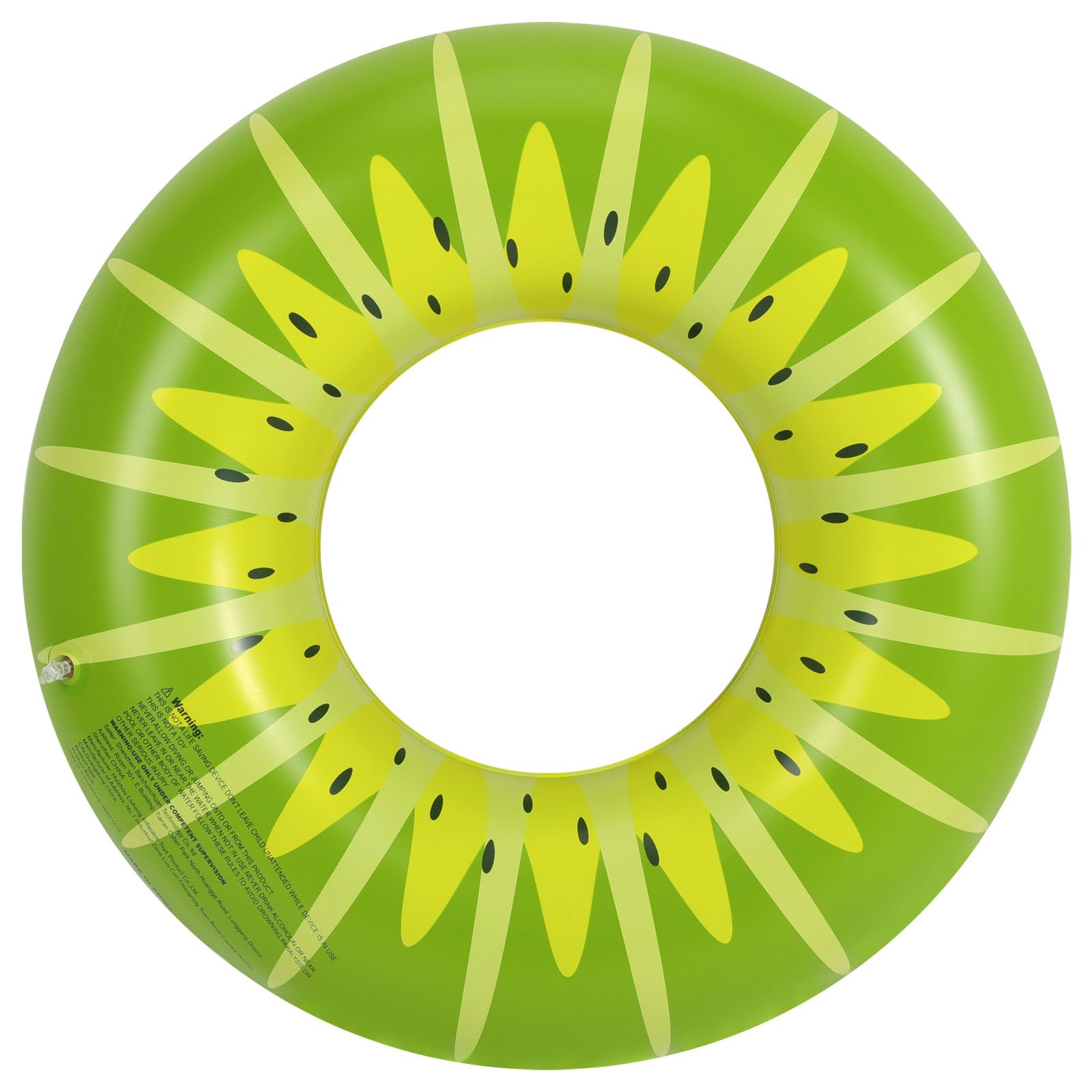 Heysplash Pool Tubes For Adult,32' Giant Kiwi Floats Tube Swim Floaties With Fun Prints,Inflatable Swimming Ring Floating, Summer Fun Beach Lake Party Decoration Toys,Inner Tube Floaty For Kid Adult