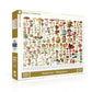 New York Puzzle Company 1000-Piece Jigsaw Puzzle - Vintage Mushrooms by Adolphe Philip Millot, Cardstock