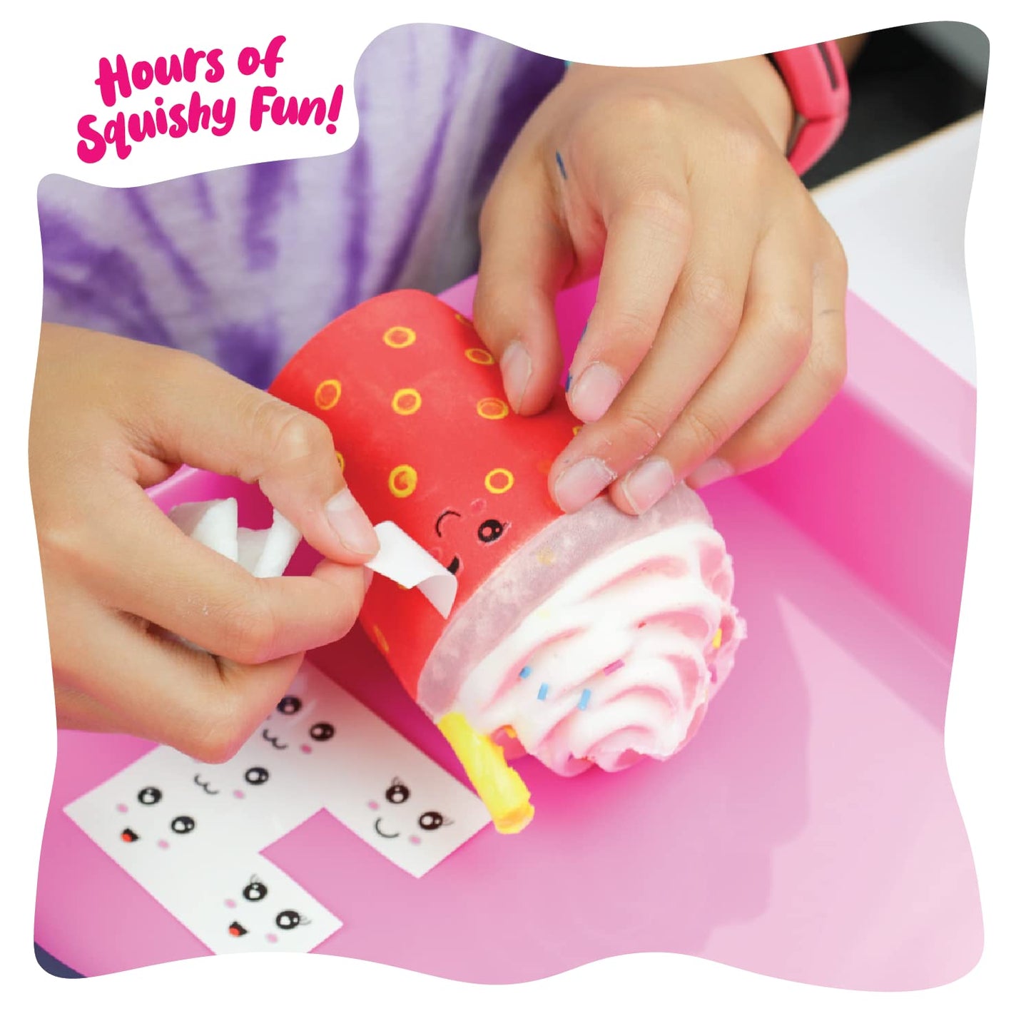 DOODLE HOG Food Squishies Kit  Squishy Maker Crafts for Girls Ages 8  Paint Your Own Squishies Kit  Squishy Painting Kit  Arts a