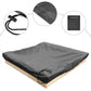 Sandbox Cover Square with Drawstring, Oxford Cloth Sandbox Canopy Waterproof Sandpit Pool Cover Anti UV Sandbox Protection Cover