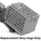 Imaginext Replacement Part Dinosaur Hauler Playset - Fmx87 ~ Inspired By Jurassic Park ~ Replacement Gray Cage